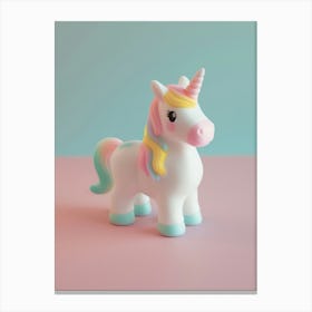 Pastel Toy Unicorn Photography 8 Canvas Print