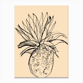 Trippy Pineapple Festival Canvas Print