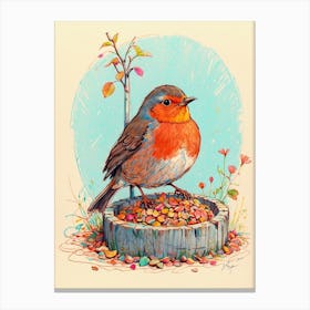 Robin 4 Canvas Print