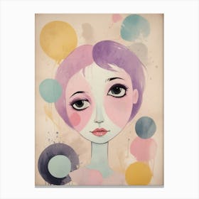 Girl With Bubbles 1 Canvas Print