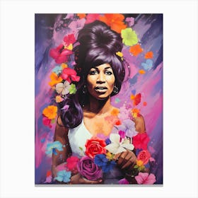 Aretha Franklin 2 Canvas Print