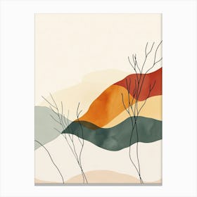 Abstract Landscape Painting Canvas Print