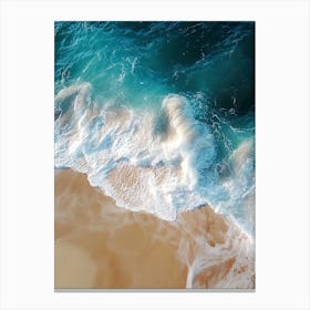 Aerial View Of A Beach 174 Canvas Print