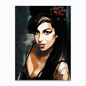 Amy Winehouse 1 Canvas Print