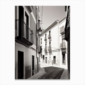 Granada, Spain, Photography In Black And White 3 Canvas Print