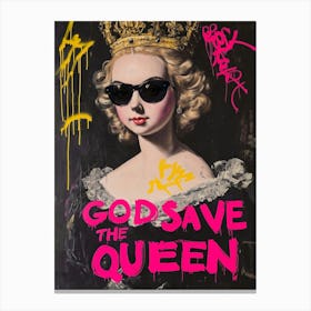 God Save the Queen Canvas Print