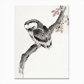 Japanese Owl, Katsushika Hokusai Canvas Print