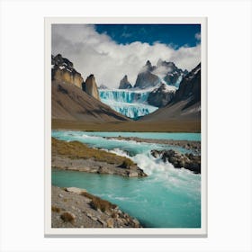 Chilean Glacier 1 Canvas Print