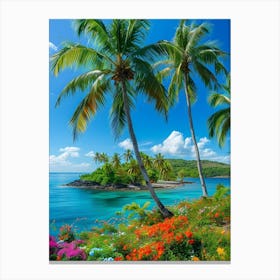 Tropical Island Canvas Print