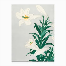 White Lilies Canvas Print