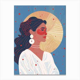 Latina Woman Canvas Print