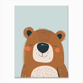 Bear Illustration 1 Canvas Print