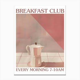 Breakfast Club Panini 3 Canvas Print
