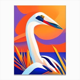 Pelican Pop Matisse Bird Canvas Print