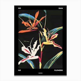 No Rain No Flowers Poster Heliconia 2 Canvas Print