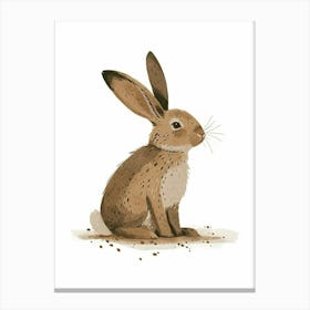 Beveren Rabbit Nursery Illustration 3 Canvas Print