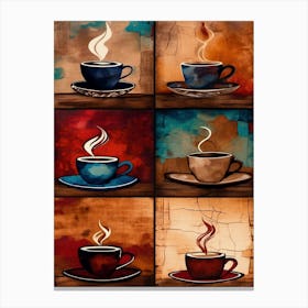 Coffee Cups 1 Canvas Print