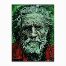 Portrait Of An Old Man 2 Canvas Print