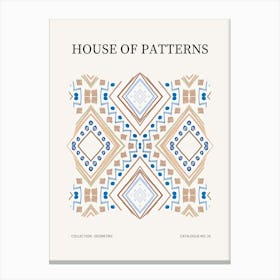 Geometric Pattern Poster 24 Canvas Print