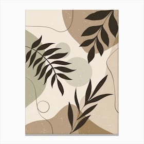 Abstract Leaves 21 Canvas Print