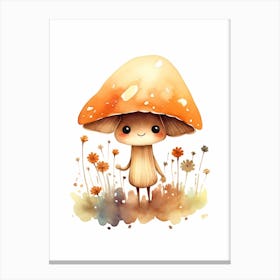 Cute Mushroom Nursery 10 Canvas Print