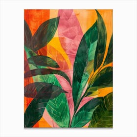 Tropical Leaves 103 Canvas Print