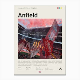 Liverpool - Anfield Stadium Canvas Print