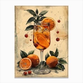 Aperol Spritz Art Print 276 Canvas Print