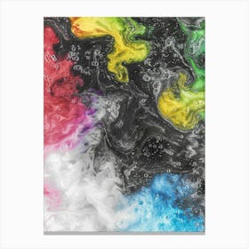 Colorful Liquids Canvas Print