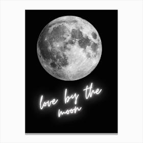 Love By The Moon Canvas Print