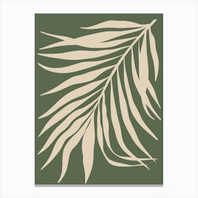 Palm Leaf 8 Canvas Print