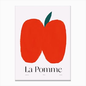 La Pomme Canvas Print