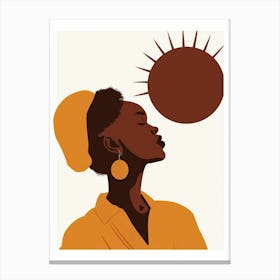 Afro-American Woman 49 Canvas Print