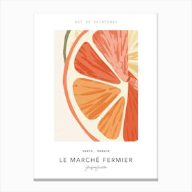 Grapefruits Le Marche Fermier Poster 4 Canvas Print