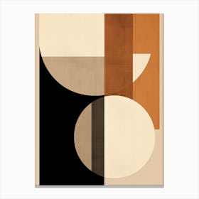 Mid Century Mirage; Geometric Splendor Canvas Print