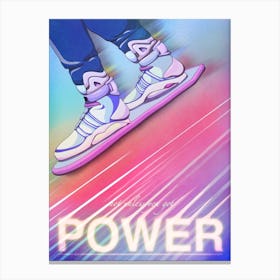 Movie Back to the Future - Power Canvas Print