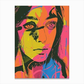 Portrait Of A Girl Canvas Print