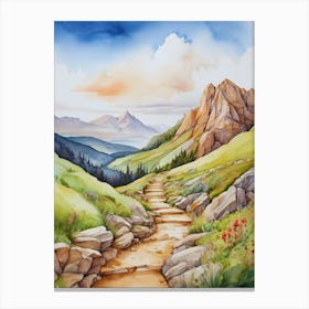 Path To The Mountains.14 Canvas Print