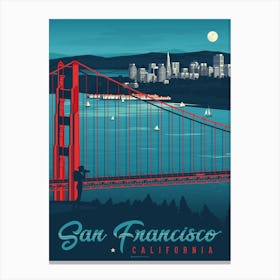 San Francisco California Canvas Print