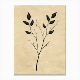 Zurich Flower Market Boho Minimalist Style Canvas Print