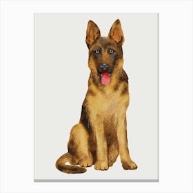 German Shepherd Dog Canvas Print