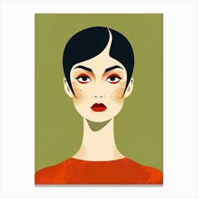Asian Woman 33 Canvas Print