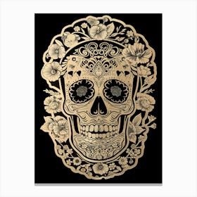 Sugar Skull Canvas Print