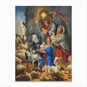 Nativity Scene 15 Canvas Print