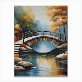 Bridge Over The River 1 Canvas Print