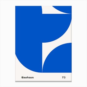 Geometric Bauhaus Poster 73 Canvas Print