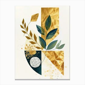 Gold Leaf Canvas Print 3 Canvas Print