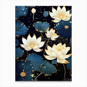 Lotus Flower Wallpaper Canvas Print