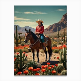 Cactus Desert Canvas Print