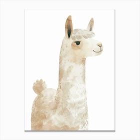 Charming Nursery Kids Animals Alpaca 2 Canvas Print